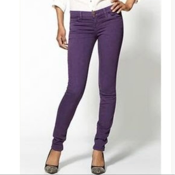 Current/Elliott Denim - Current/Elliott eggplant skinny jeans 26